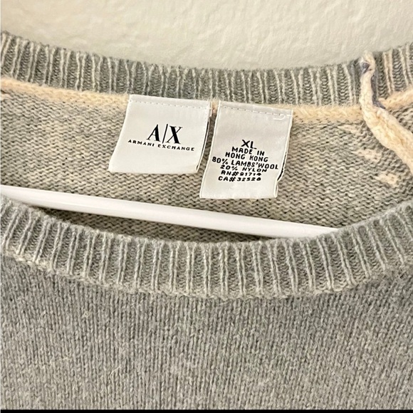 Vintage Armani Exchange Wool Sweater - Picture 2 of 3